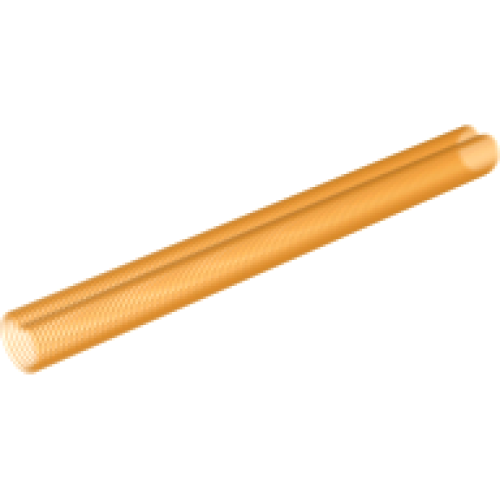 Деталь LEGO x153 Pneumatic Aero Tube 32 x 3 x 2 1/3 - Trans-Orange