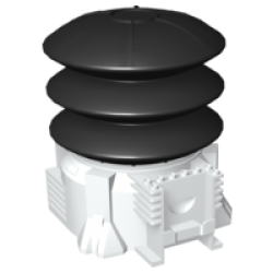 Pneumatic Aero Tube Air Pump 16 x 14 x 13 - White Pneumatic Aero Tube Air Pump 16 x 14 x 13 - White