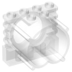 Pneumatic Aero Tube Joiner 3 x 4 x 3 - Trans-Clear Pneumatic Aero Tube Joiner 3 x 4 x 3 - Trans-Clear