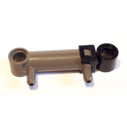 Pneumatic Cylinder with 2 Inlets Small (32mm) - Dark Gray Pneumatic Cylinder with 2 Inlets Small (32mm) - Dark Gray