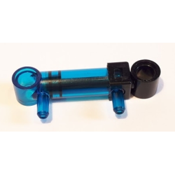 Pneumatic Cylinder with 2 Inlets Small (32mm) - Trans-Dark Blue Pneumatic Cylinder with 2 Inlets Small (32mm) - Trans-Dark Blue