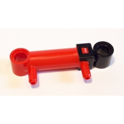 Pneumatic Cylinder with 2 Inlets Small (32mm) - Red Pneumatic Cylinder with 2 Inlets Small (32mm) - Red