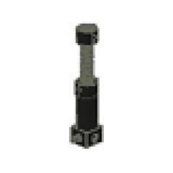 Pneumatic Pump Second Version with Black Top - Black Pneumatic Pump Second Version with Black Top - Black