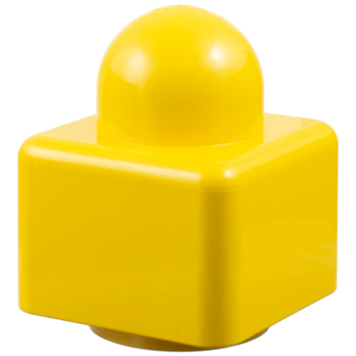 Деталь LEGO 31000 Primo Brick 1 x 1 - Yellow