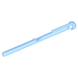 Projectile Arrow, Bar 8L with Round End (Spring Shooter Dart) - Bright Light Blue