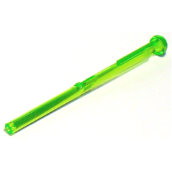 Projectile Arrow, Bar 8L with Round End (Spring Shooter Dart) - Trans-Bright Green