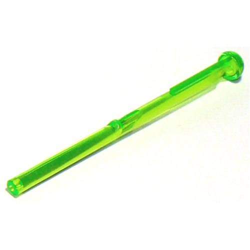 Деталь LEGO 15303 Projectile Arrow, Bar 8L with Round End (Spring Shooter Dart) - Trans-Bright Green
