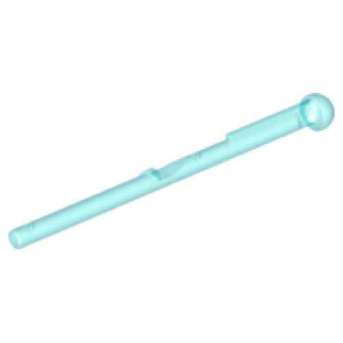 Деталь LEGO 15303 Projectile Arrow, Bar 8L with Round End (Spring Shooter Dart) - Trans-Light Blue