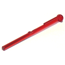 Projectile Arrow, Bar 8L with Round End (Spring Shooter Dart) - Trans-Red