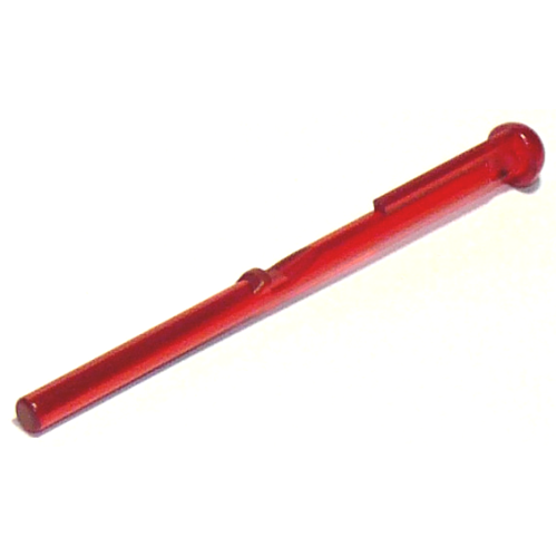 Деталь LEGO 15303 Projectile Arrow, Bar 8L with Round End (Spring Shooter Dart) - Trans-Red