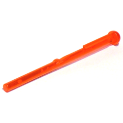 Projectile Arrow, Bar 8L with Round End (Spring Shooter Dart) - Trans-Neon Orange