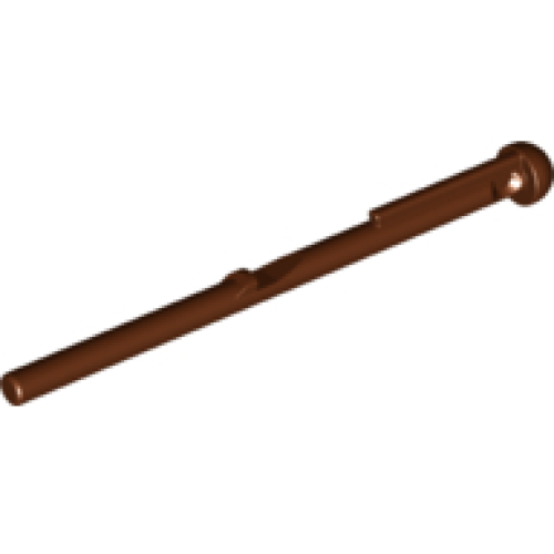 Деталь LEGO 15303 Projectile Arrow, Bar 8L with Round End (Spring Shooter Dart) - Reddish Brown