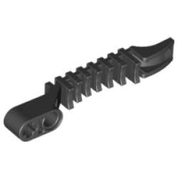 Projectile Launcher Part, Bionicle Thornax Launcher Half (Glatorian), Liftarm End 1 x 8 - Black Projectile Launcher Part, Bionicle Thornax Launcher Half (Glatorian), Liftarm End 1 x 8 - Black