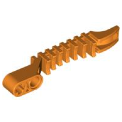 Projectile Launcher Part, Bionicle Thornax Launcher Half (Glatorian), Liftarm End 1 x 8 - Orange Projectile Launcher Part, Bionicle Thornax Launcher Half (Glatorian), Liftarm End 1 x 8 - Orange
