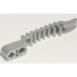 Projectile Launcher Part, Bionicle Thornax Launcher Half (Glatorian), Liftarm End 1 x 8 - Pearl Light Gray Projectile Launcher Part, Bionicle Thornax Launcher Half (Glatorian), Liftarm End 1 x 8 - Pearl Light Gray