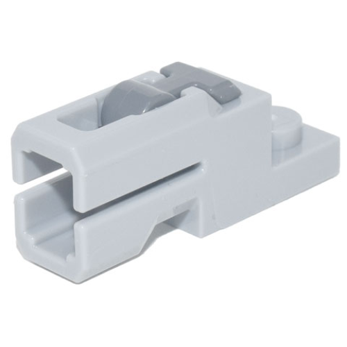 Деталь LEGO 69754c01 Projectile Launcher, 1 x 2 Mini Blaster / Tile Shooter with Dark Bluish Gray Trigger (69754 / 69755) - Light Bluish Gray