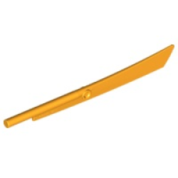 Propeller 1 Blade 10L with Bar (Sword Blade) - Bright Light Orange