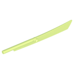 Propeller 1 Blade 10L with Bar (Sword Blade) - Yellowish Green