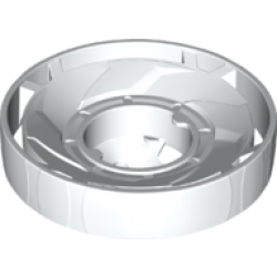 Propeller 1 Blade Solid 10 Diameter (Ninjago Spinjitzu Rotor) - White Propeller 1 Blade Solid 10 Diameter (Ninjago Spinjitzu Rotor) - White