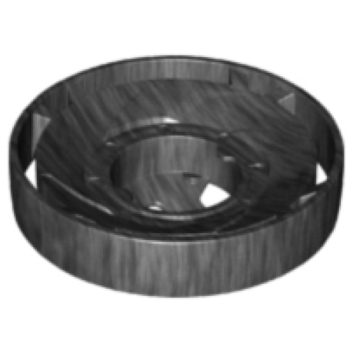 Деталь LEGO 35775 Propeller 1 Blade Solid 10 Diameter (Ninjago Spinjitzu Rotor) - Pearl Dark Gray