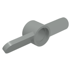 Propeller 2 Blade Helicopter Tail - Light Gray Propeller 2 Blade Helicopter Tail - Light Gray