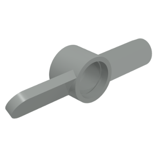 Деталь LEGO 3480 Propeller 2 Blade Helicopter Tail - Light Gray