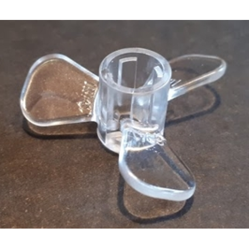 Деталь LEGO 6041 Propeller 3 Blade 3 Diameter with Axle Hole - Trans-Clear