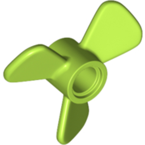 Деталь LEGO 65768 Propeller 3 Blade 3 Diameter with Pin Hole - Lime