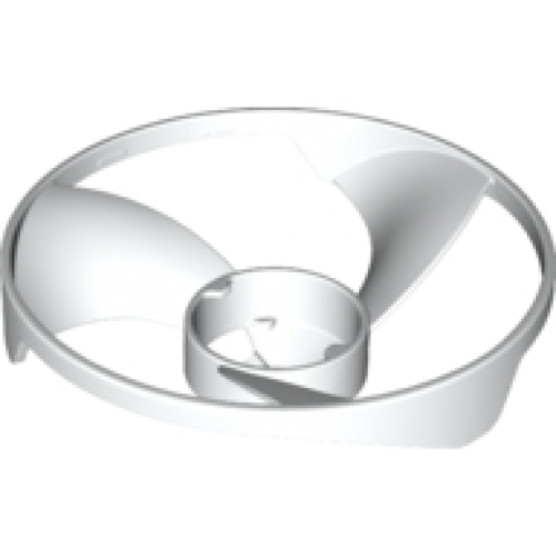 Деталь LEGO 18592 Propeller 3 Blade 13 Diameter (Ninjago Airjitzu Flyer Vortex Rotor) - White