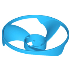 Propeller 3 Blade 13 Diameter (Ninjago Airjitzu Flyer Vortex Rotor) - Dark Azure Propeller 3 Blade 13 Diameter (Ninjago Airjitzu Flyer Vortex Rotor) - Dark Azure