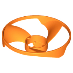 Propeller 3 Blade 13 Diameter (Ninjago Airjitzu Flyer Vortex Rotor) - Orange Propeller 3 Blade 13 Diameter (Ninjago Airjitzu Flyer Vortex Rotor) - Orange