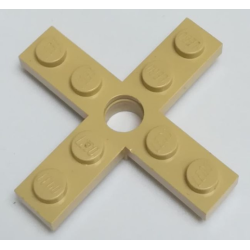 Propeller 4 Blade 5 Diameter 5 x 5 with Center Hole for Rotor Holder - Tan Propeller 4 Blade 5 Diameter 5 x 5 with Center Hole for Rotor Holder - Tan