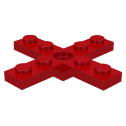 Propeller 4 Blade 5 Diameter 5 x 5 with Center Hole for Rotor Holder - Red Propeller 4 Blade 5 Diameter 5 x 5 with Center Hole for Rotor Holder - Red