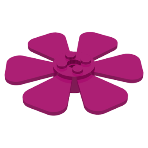 Деталь LEGO 30078 Propeller 6 Blade Fan 8 x 8 - Magenta