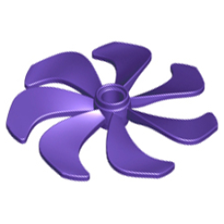 Propeller 7 Blade 6 Diameter - Dark Purple Propeller 7 Blade 6 Diameter - Dark Purple