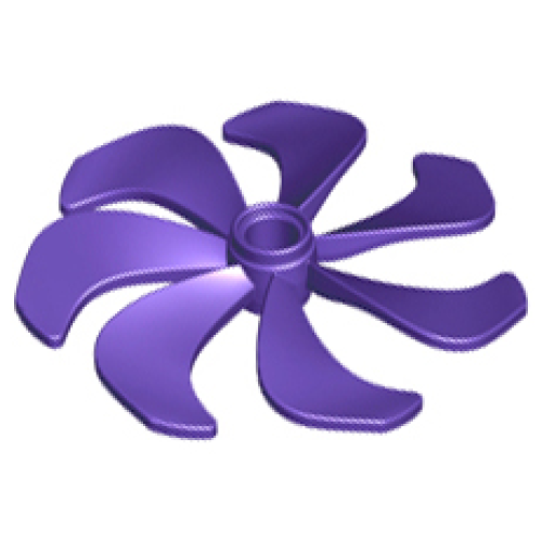 Деталь LEGO 87751 Propeller 7 Blade 6 Diameter - Dark Purple