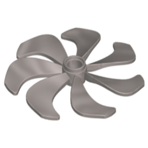 Деталь LEGO 87751 Propeller 7 Blade 6 Diameter - Flat Silver