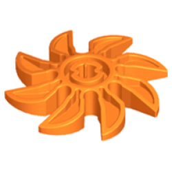 Propeller 8 Blade 5 Diameter - Orange Propeller 8 Blade 5 Diameter - Orange