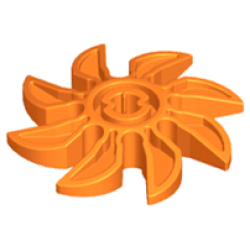 Деталь LEGO 41530 Propeller 8 Blade 5 Diameter - Orange
