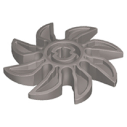 Propeller 8 Blade 5 Diameter - Flat Silver Propeller 8 Blade 5 Diameter - Flat Silver