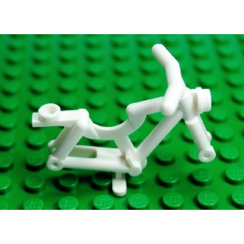 Деталь LEGO 4719 Bicycle Frame with Handlebars - White