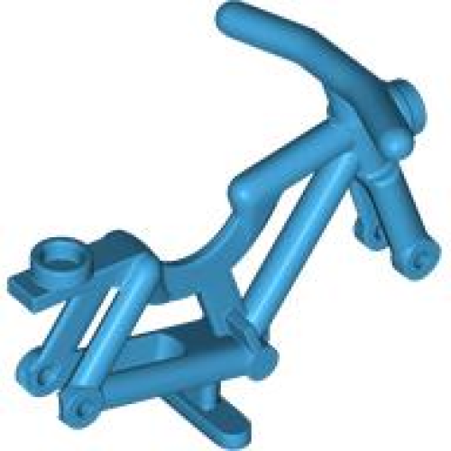 Деталь LEGO 4719 Bicycle Frame with Handlebars - Dark Azure