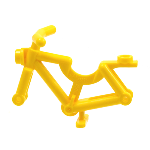 Деталь LEGO 4719 Bicycle Frame with Handlebars - Yellow