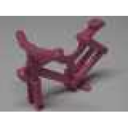 Bicycle Frame with Handlebars - Dark Pink