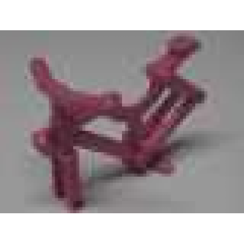 Деталь LEGO 4719 Bicycle Frame with Handlebars - Dark Pink