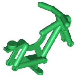 Bicycle Frame with Handlebars - Green