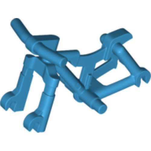 Деталь LEGO 36934 Bicycle Frame, Heavy Mountain Bike with Handlebars - Dark Azure