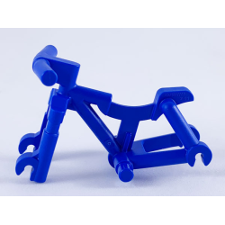 Bicycle Frame, Heavy Mountain Bike with Handlebars - Blue