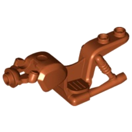 Деталь LEGO 65521 Motorcycle Fairing, Chopper - Dark Orange