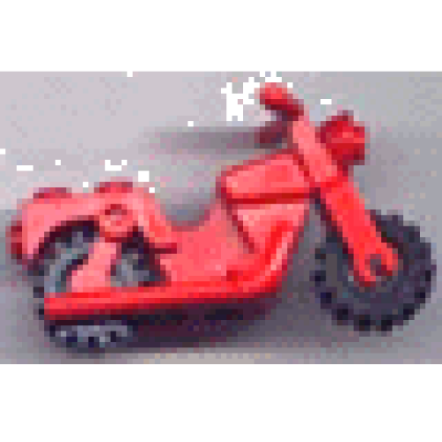 Деталь LEGO x81c00 Motorcycle Town (Undetermined Type) - Red
